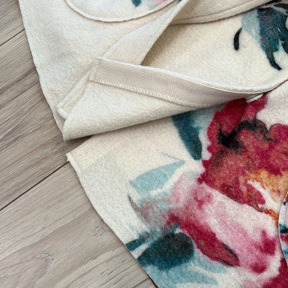 NWT Anthropologie Sleeping on Snow Winter Blossom Wool Jacket - Picture 8 of 14